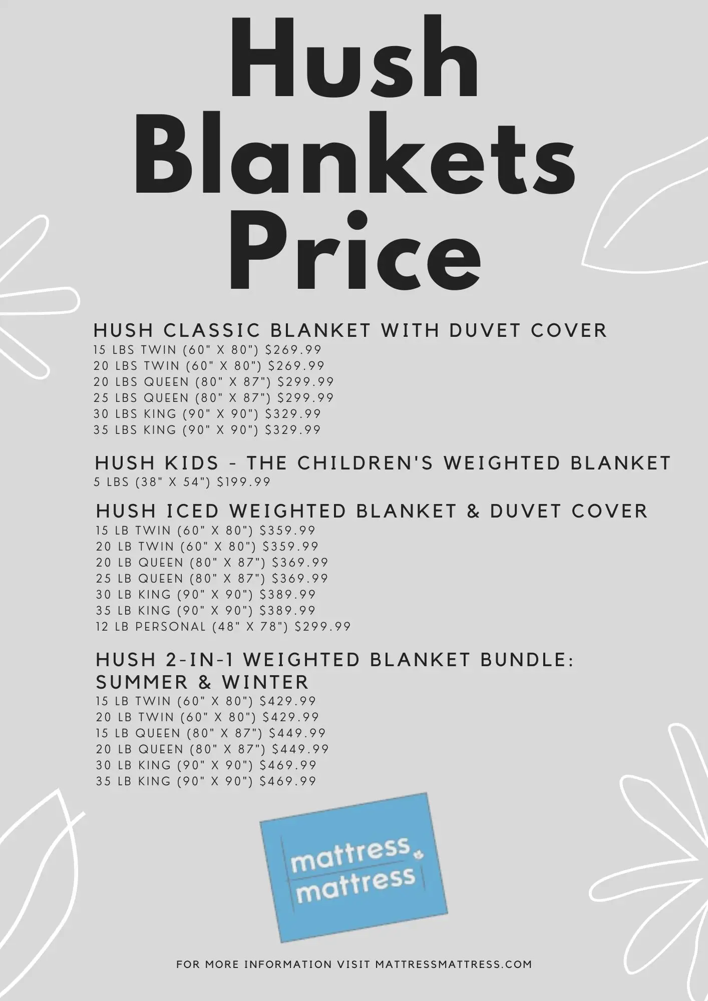 Hush Blankets Price