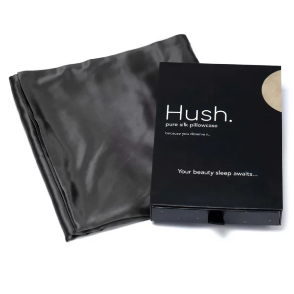 Hush Silk Pillowcase Charcoal